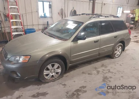 2005 Subaru Outback 2.5I from USA, damaged, VIN 4S4BP61C957301747